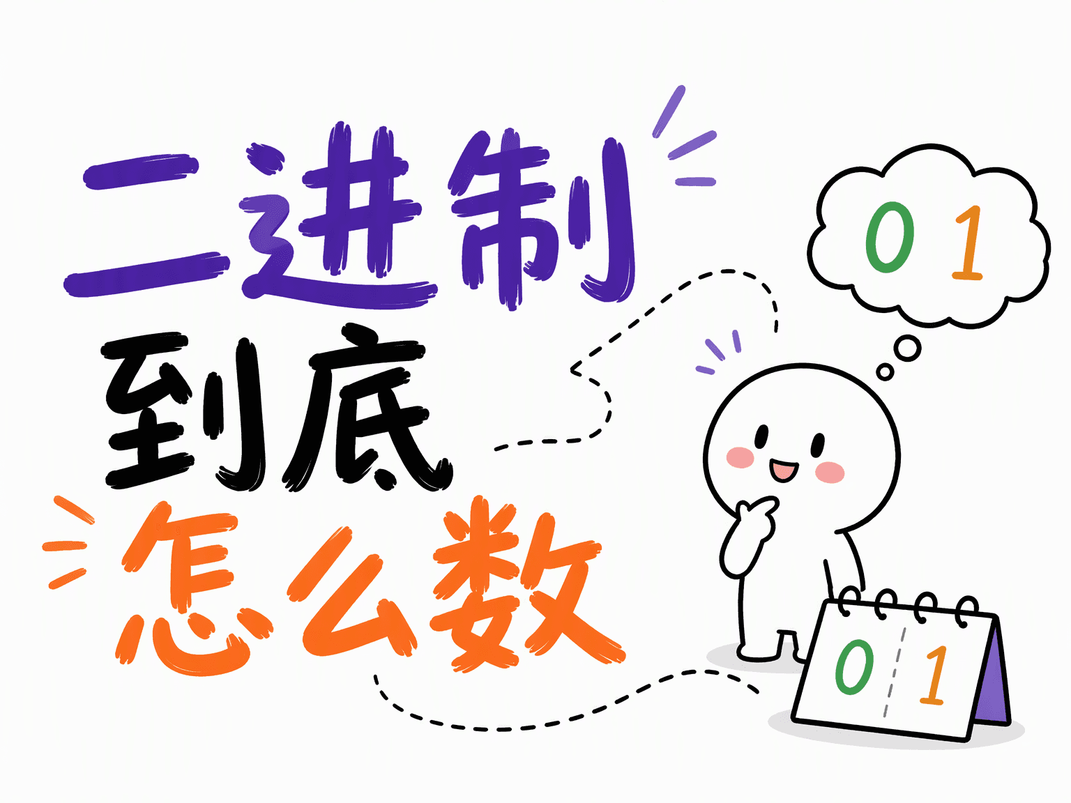 什么是二进制：只用 0 和 1，如何数数、换算并表达一切内容
