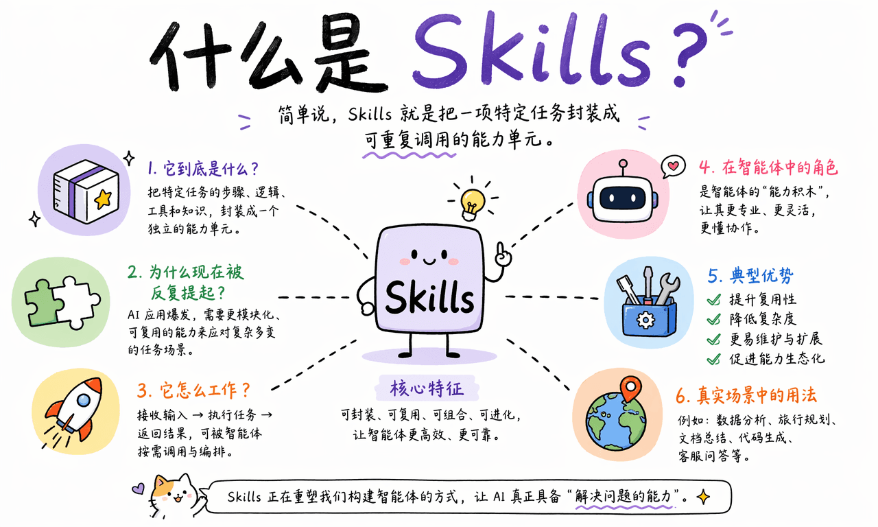 什么是 Skills？为什么智能体开发越来越像搭积木