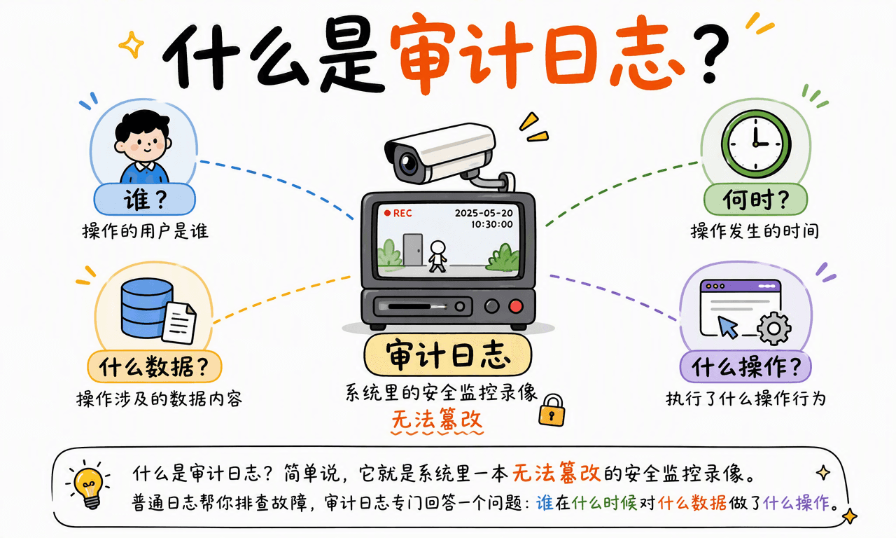 审计日志到底是什么？别再和普通日志混淆了