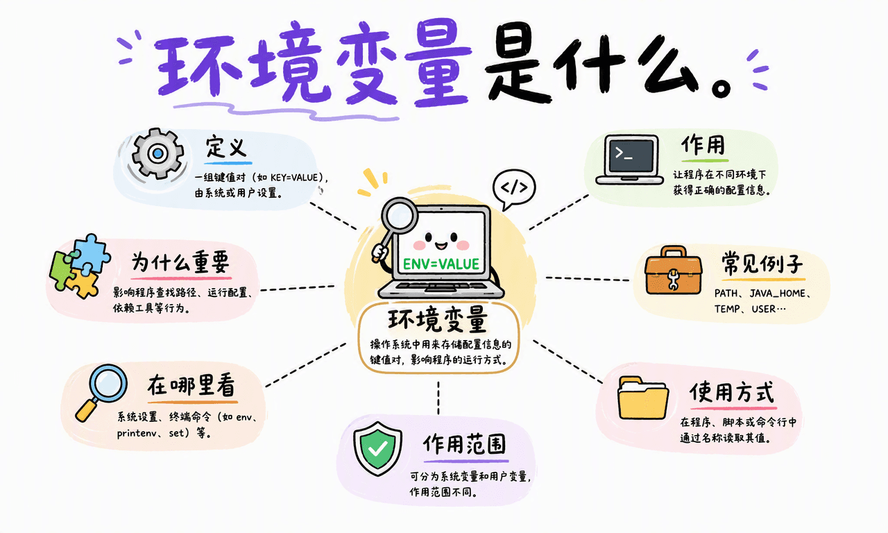 环境变量到底是什么？看完这篇你就不再踩 PATH 的坑