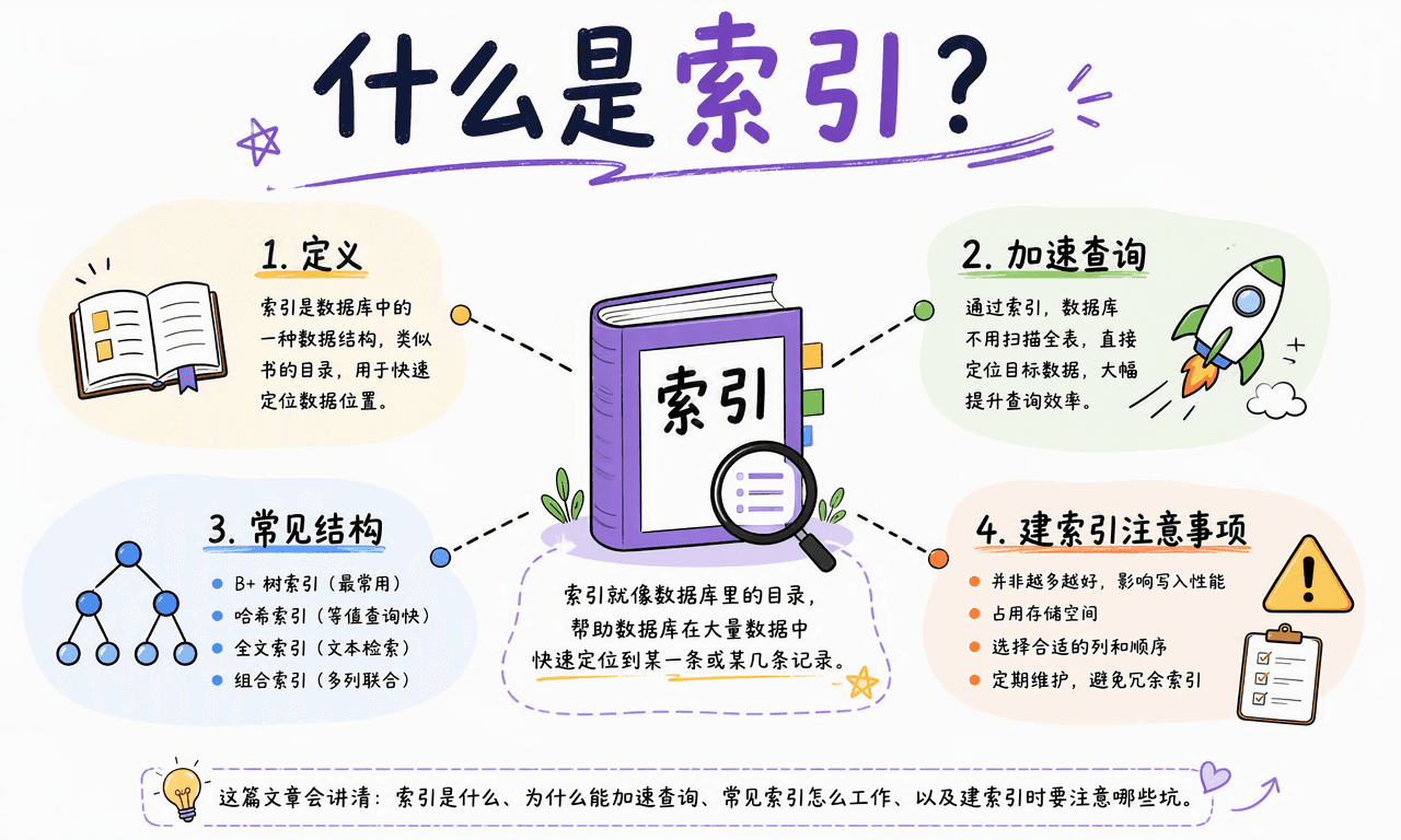 什么是索引？数据库索引底层原理一次讲清