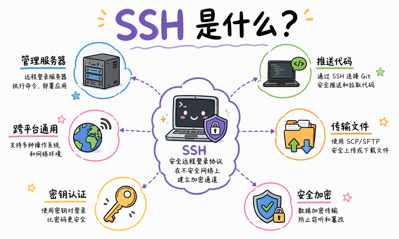 SSH 是什么？加密与认证机制一次讲清