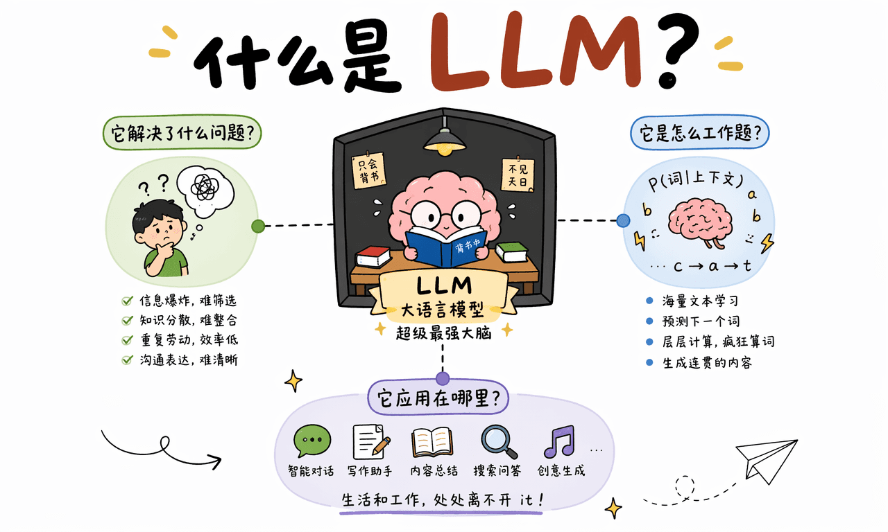 大语言模型:关在小黑屋里疯狂算词的超级学霸