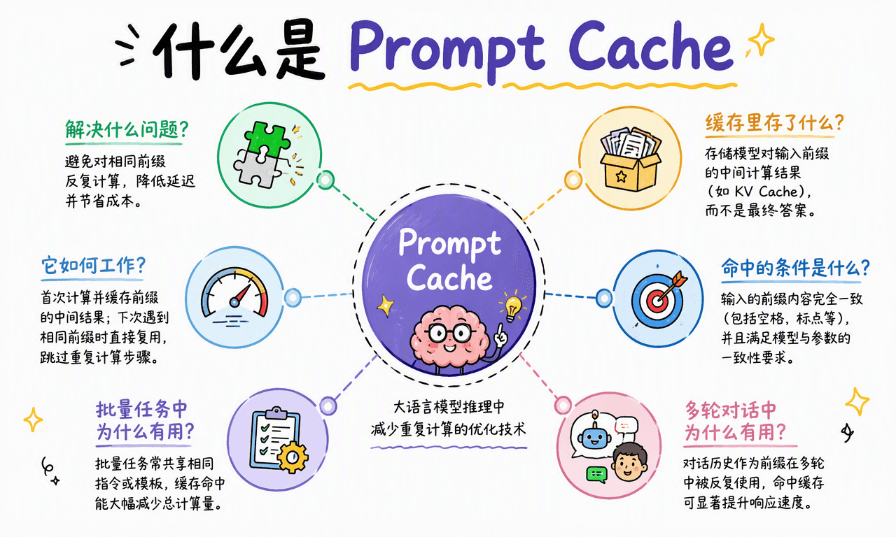 什么是 Prompt Cache?让大模型重复前缀不再重复计算