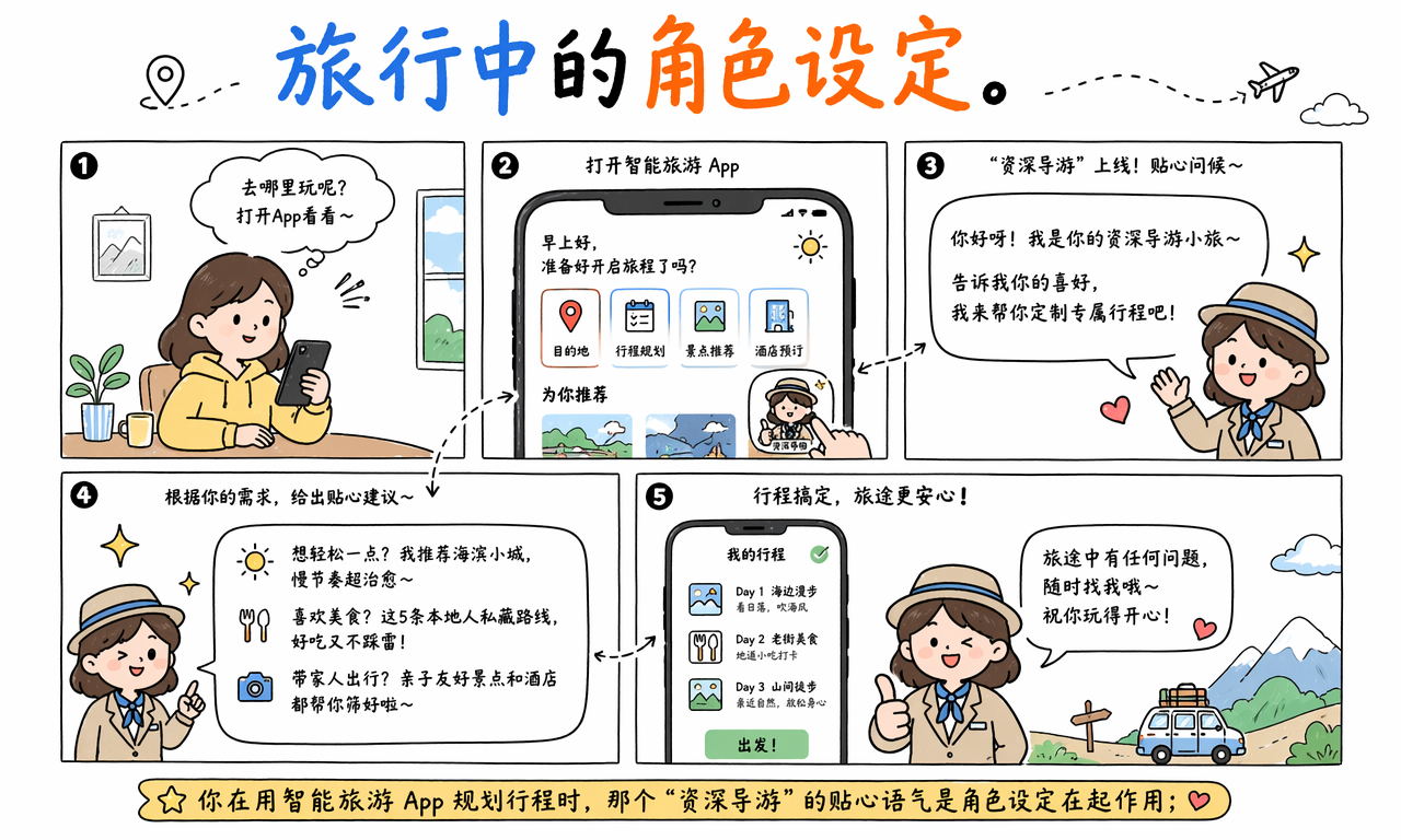旅行中的角色设定