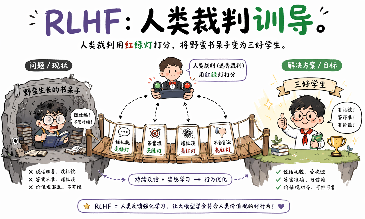 RLHF:人类反馈强化学习