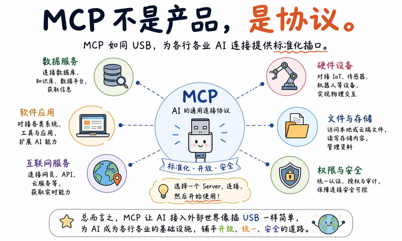 MCP 的安全关键是授权权限边界和审计