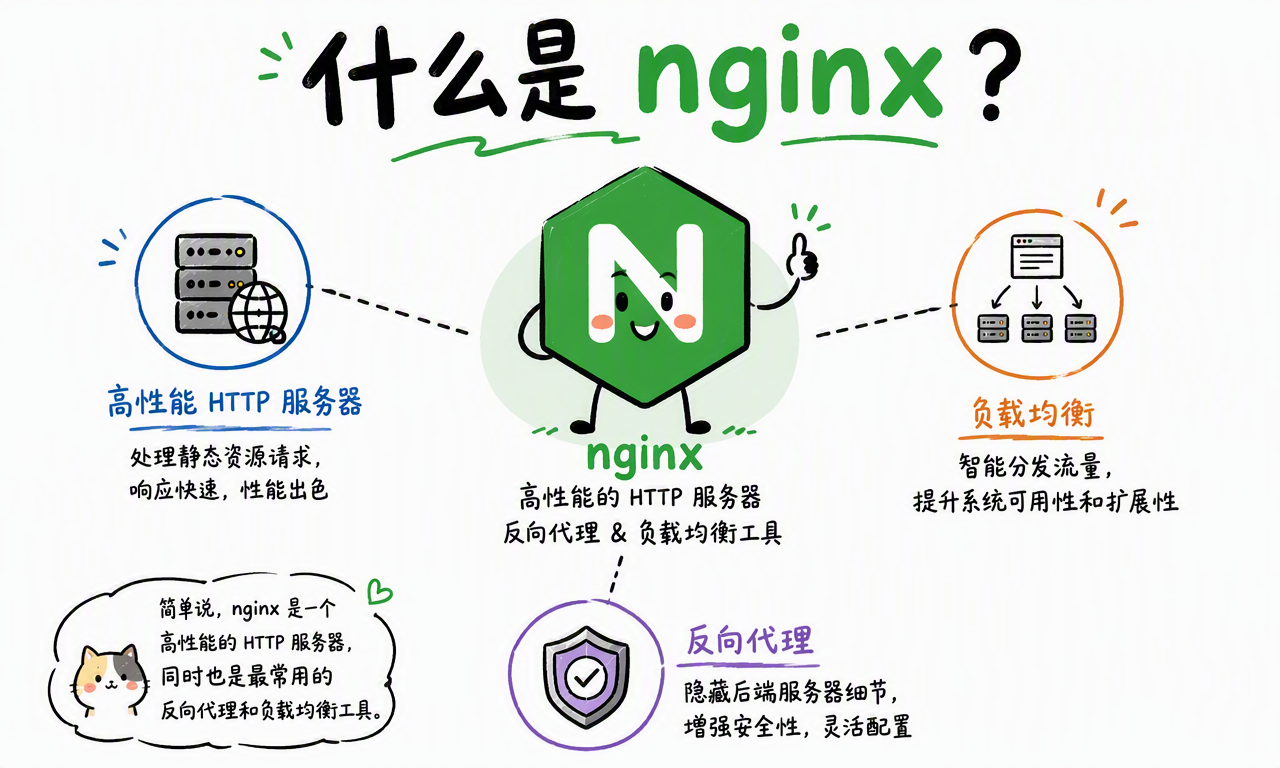 Nginx 作为高性能 HTTP 服务器、反向代理和负载均衡器的三种身份