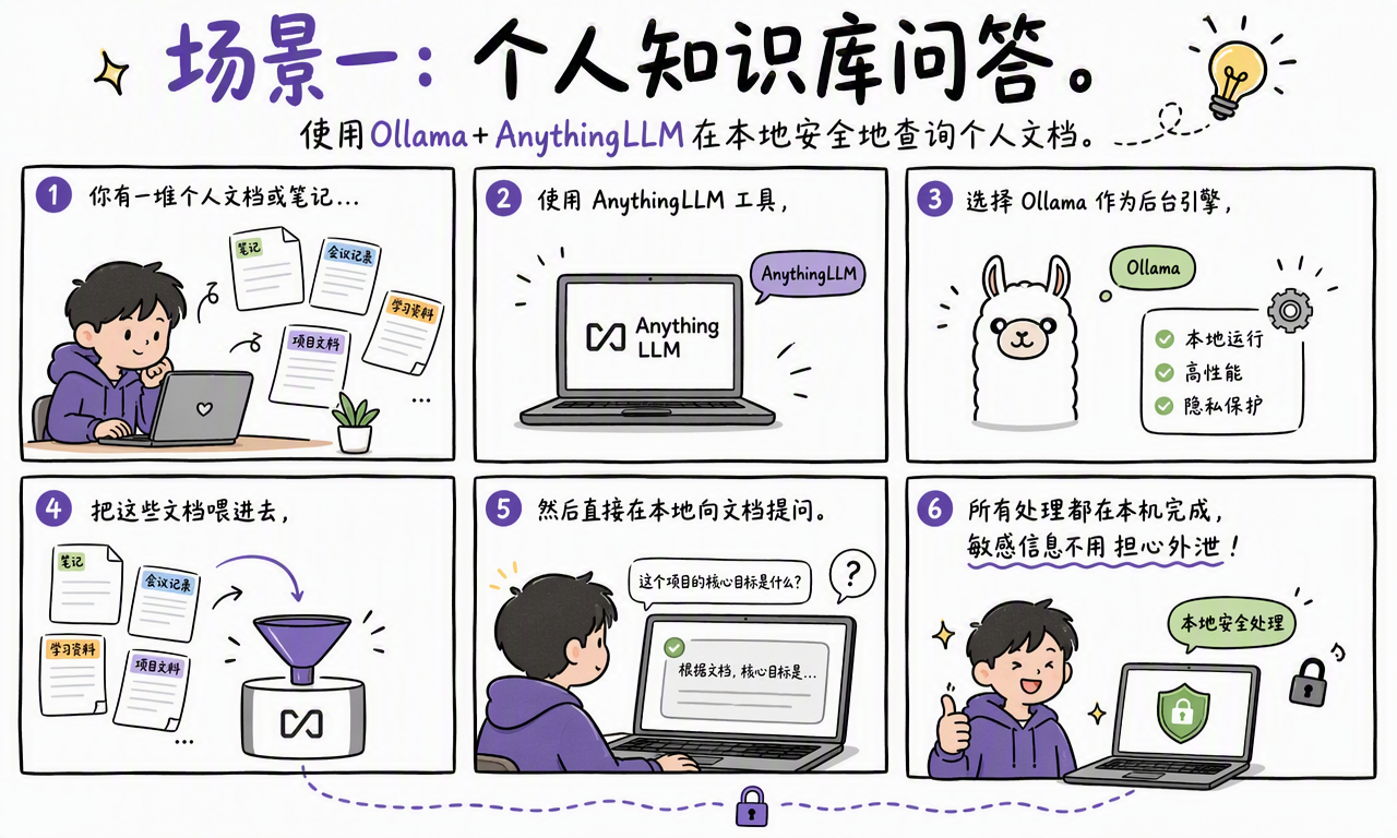 使用 Ollama 与 AnythingLLM 在本地查询个人文档和笔记