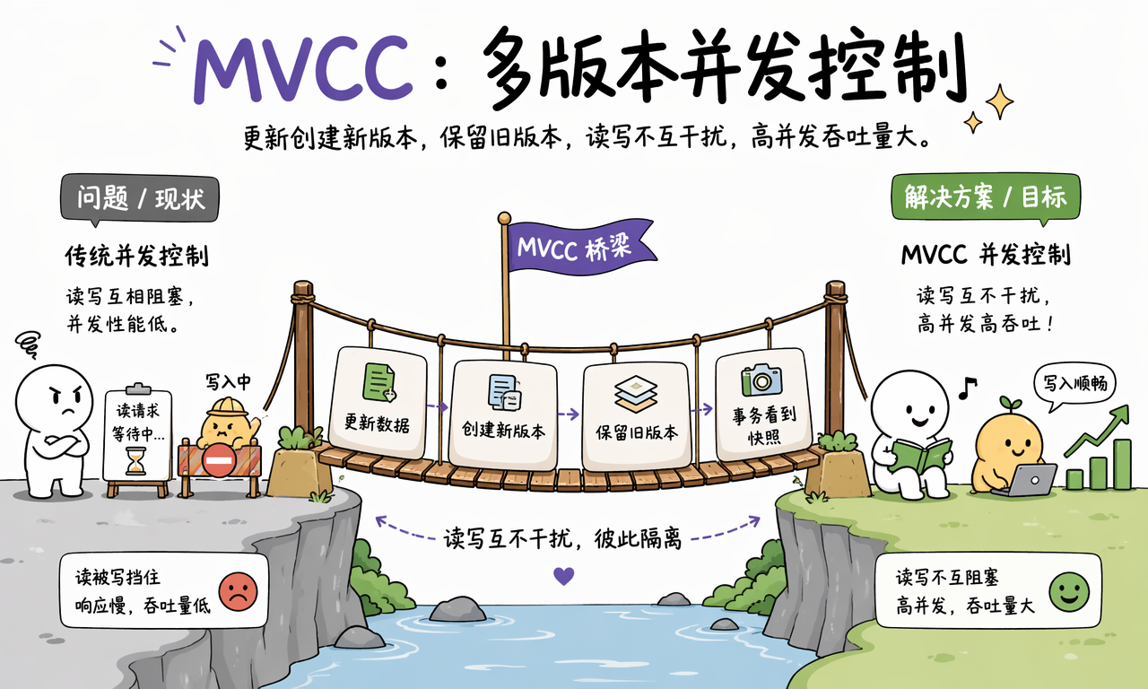 PostgreSQL MVCC 通过数据快照让普通读写尽量互不阻塞