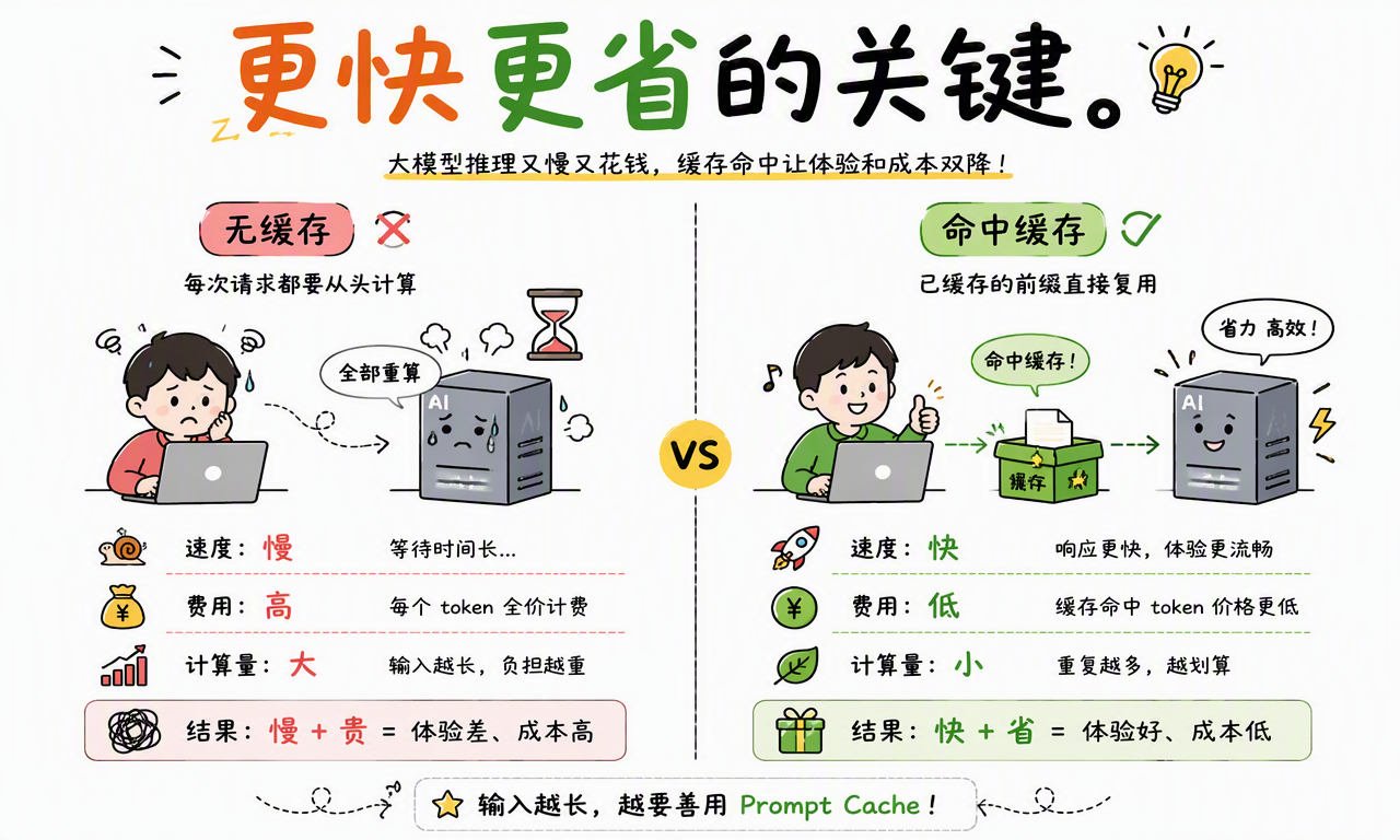 Prompt Cache 的读取、写入和复用流程