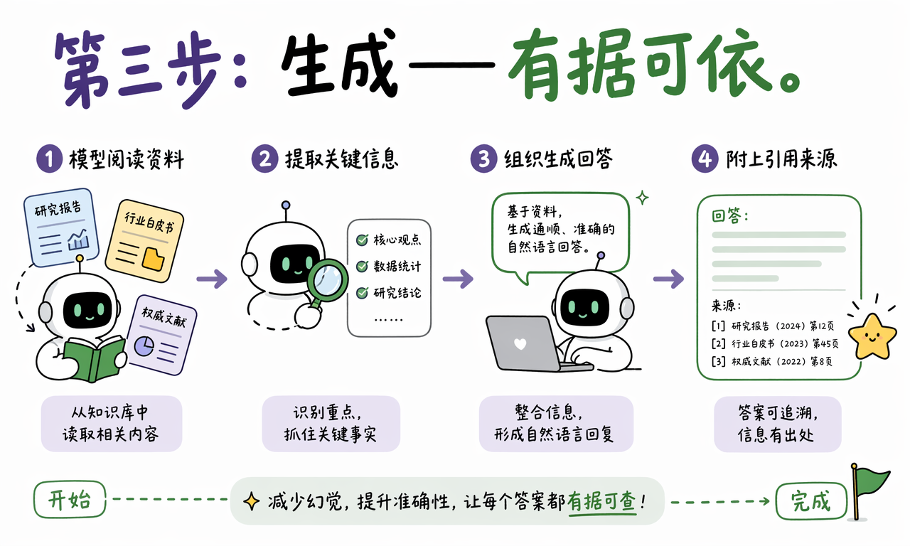 RAG 的第三步是生成