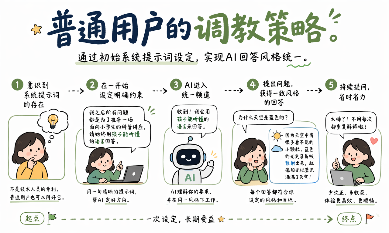 普通用户的调教策略