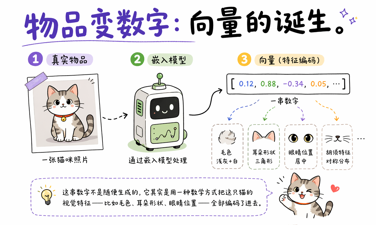 物品变数字:向量的诞生