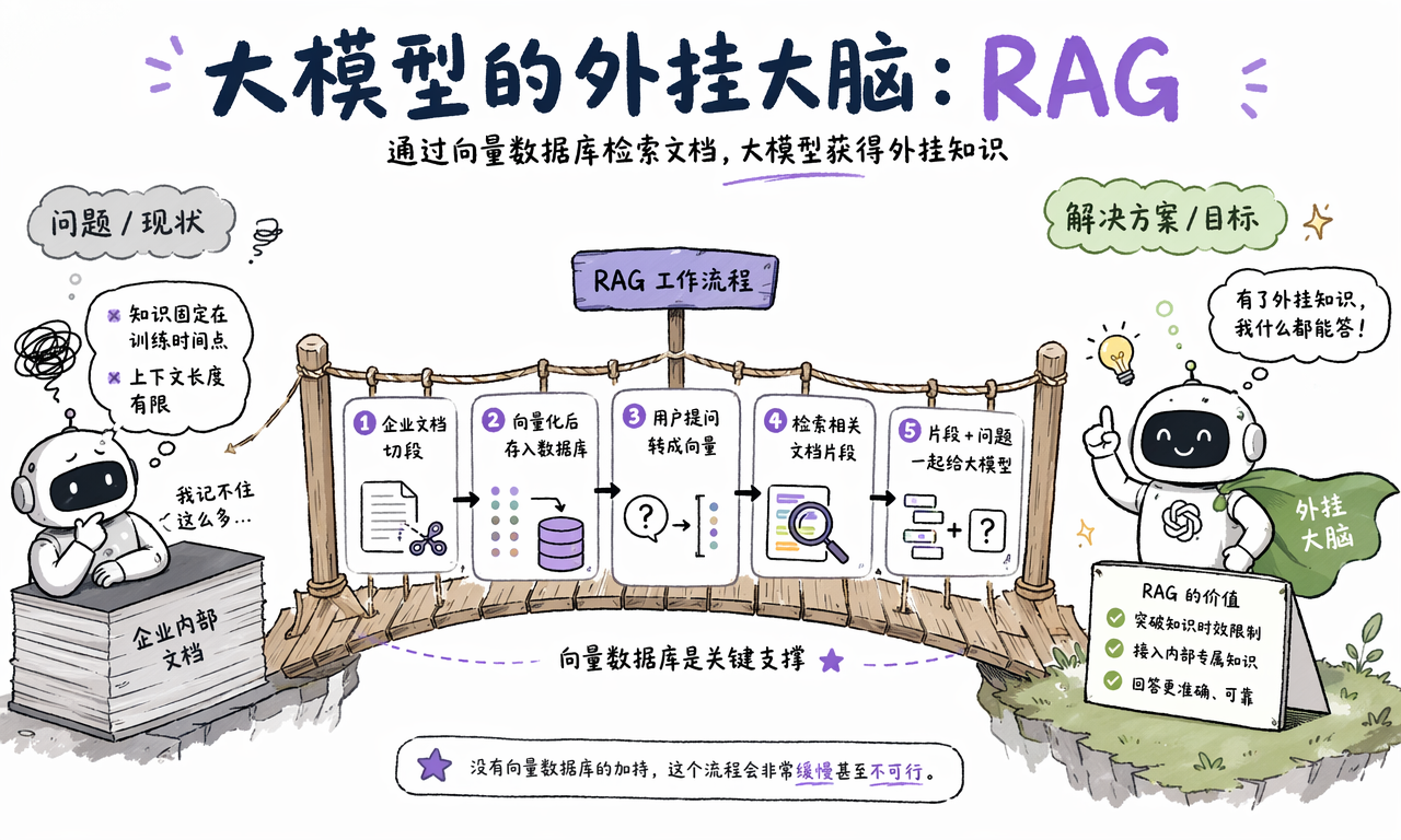 大模型的外挂大脑:RAG