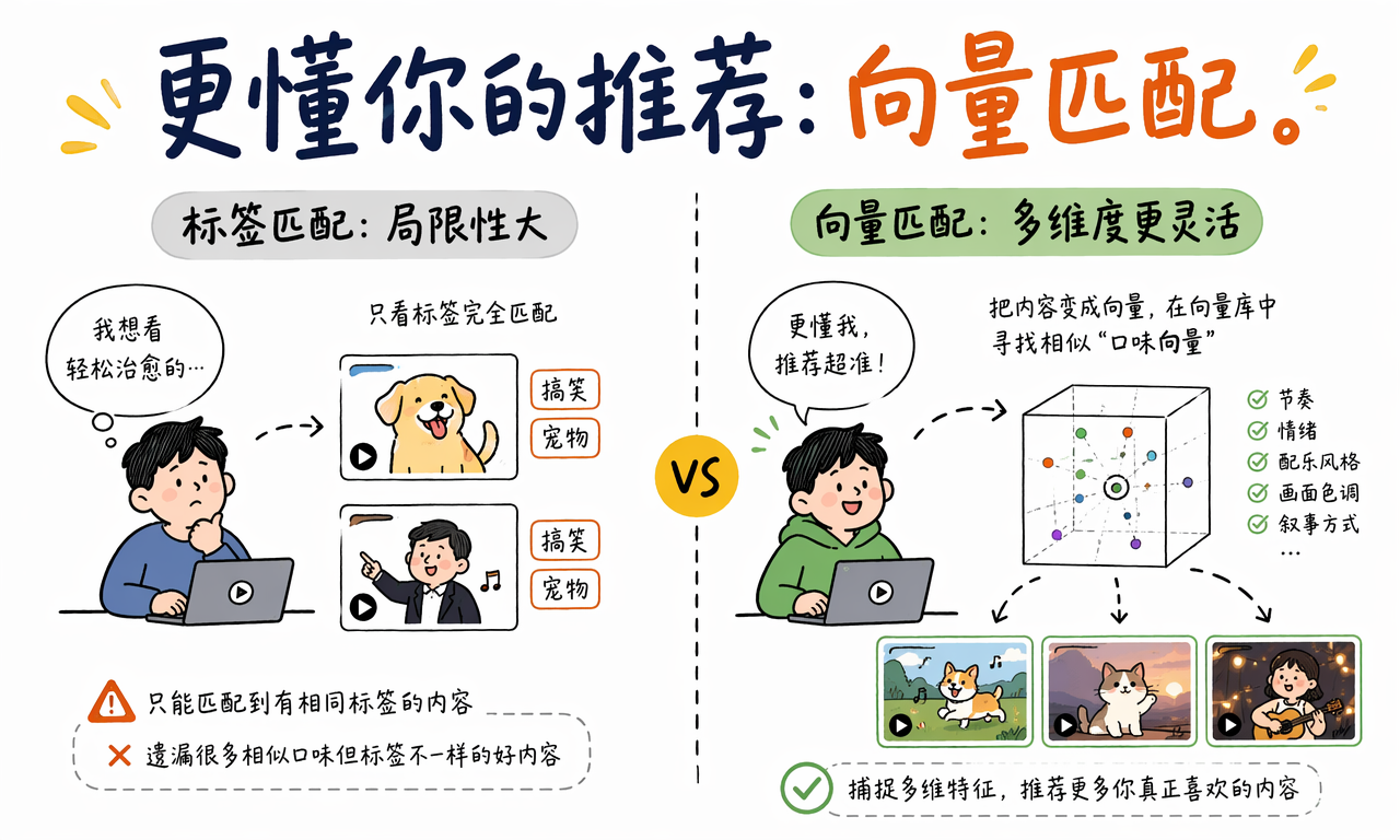 更懂你的推荐:向量匹配